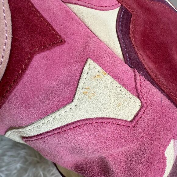y2k COACH Vintage Pink Multicolor Suede Leather Tote - Picture 10 of 10